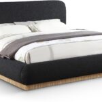 Rigby Boucle Fabric Upholstered Bed