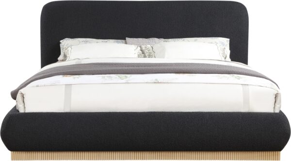 Rigby Boucle Fabric Upholstered Bed