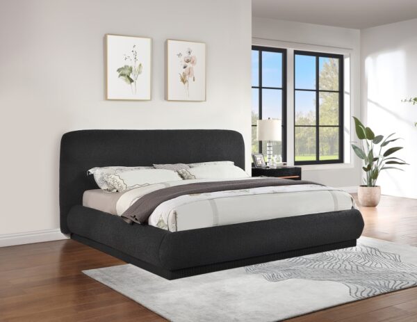 Rigby Boucle Fabric Upholstered Bed