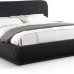 Rigby Boucle Fabric Upholstered Bed