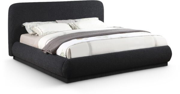 Rigby Boucle Fabric Upholstered Bed