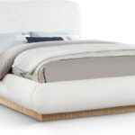Rigby Linen Textured Fabric Upholstered Bed