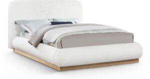 Rigby Linen Textured Fabric Upholstered Bed