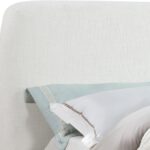 Rigby Linen Textured Fabric Upholstered Bed