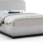 Rigby Linen Textured Fabric Upholstered Bed