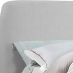 Rigby Linen Textured Fabric Upholstered Bed