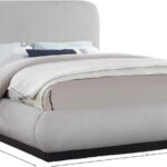 Rigby Linen Textured Fabric Upholstered Bed
