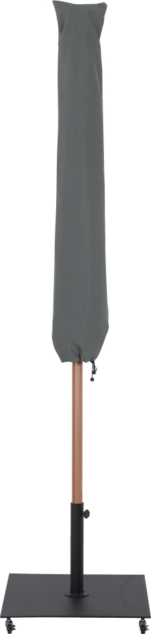 Fiji Water Resistant Fabric And Aluminum Patio Umbrella with Base Set