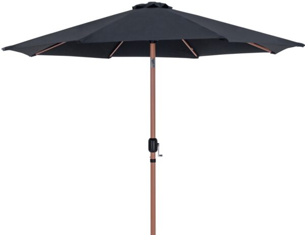 Fiji Water Resistant Fabric And Aluminum Patio Umbrella with Base Set