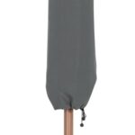 Fiji Water Resistant Fabric And Aluminum Patio Umbrella with Base Set