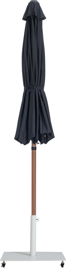 Fiji Water Resistant Fabric And Aluminum Patio Umbrella with Base Set
