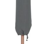 Fiji Water Resistant Fabric And Aluminum Patio Umbrella with Base Set