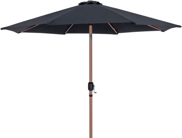 Fiji Water Resistant Fabric And Aluminum Patio Umbrella with Base Set