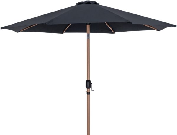 Fiji Water Resistant Fabric And Aluminum Patio Umbrella with Base Set