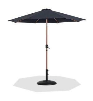 Fiji Water Resistant Fabric And Aluminum Patio Umbrella with Base Set
