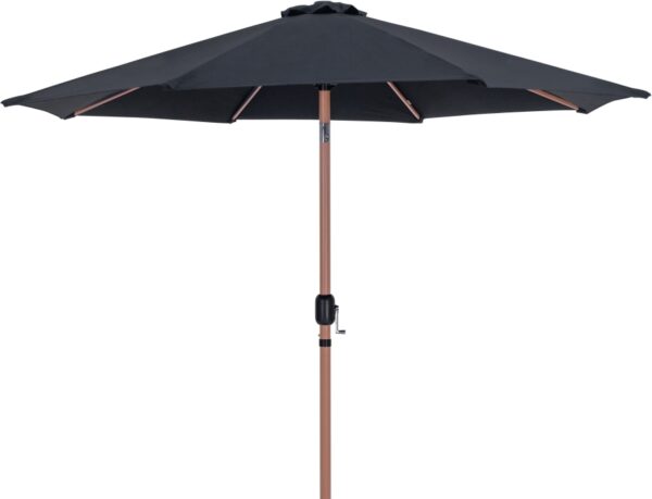 Fiji Water Resistant Fabric And Aluminum Patio Umbrella with Base Set
