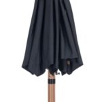 Fiji Water Resistant Fabric And Aluminum Patio Umbrella with Base Set