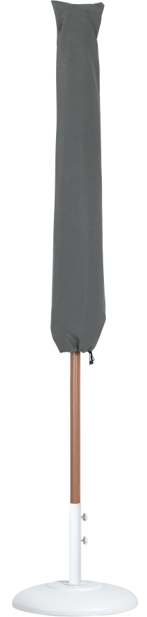 Fiji Water Resistant Fabric And Aluminum Patio Umbrella with Base Set