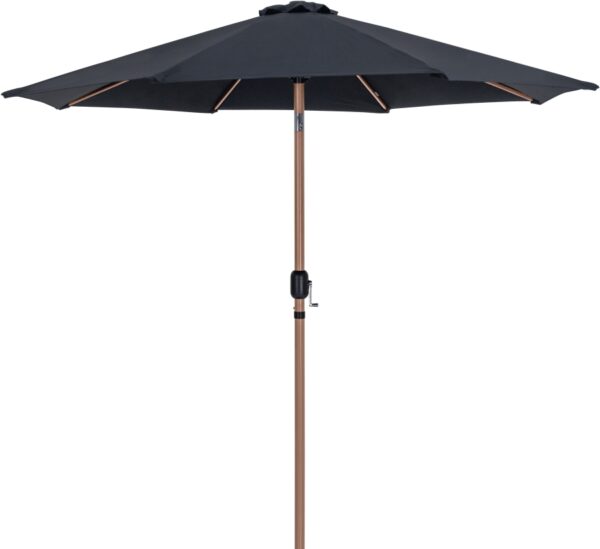 Fiji Water Resistant Fabric And Aluminum Patio Umbrella with Base Set