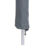 Fiji Water Resistant Fabric And Aluminum Patio Umbrella with Base Set