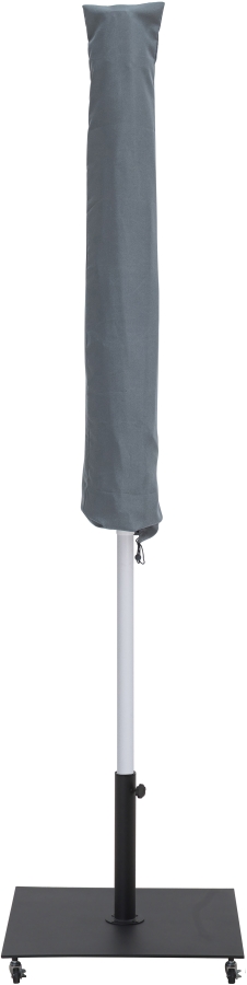 Fiji Water Resistant Fabric And Aluminum Patio Umbrella with Base Set