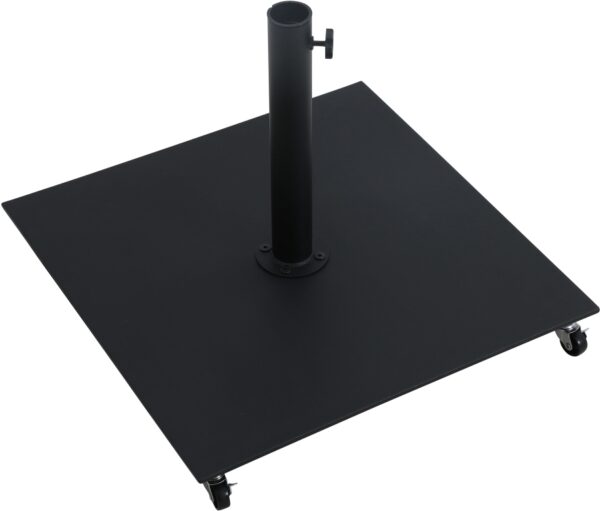 Fiji Water Resistant Fabric And Aluminum Patio Umbrella with Base Set