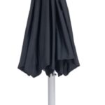 Fiji Water Resistant Fabric And Aluminum Patio Umbrella with Base Set