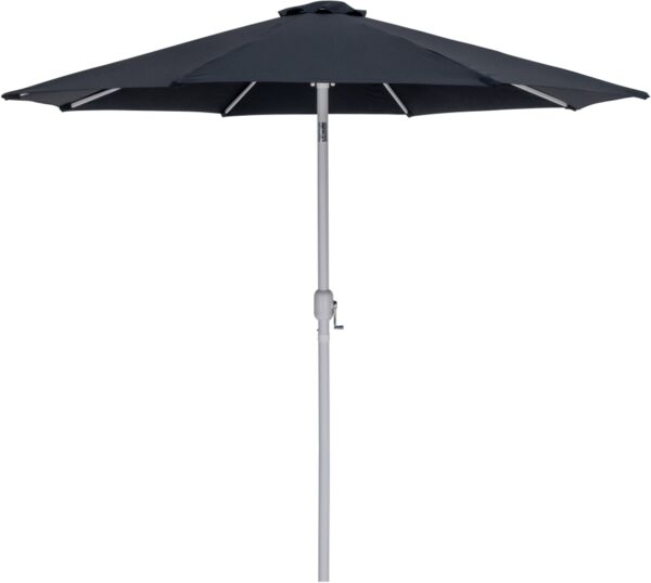 Fiji Water Resistant Fabric And Aluminum Patio Umbrella with Base Set