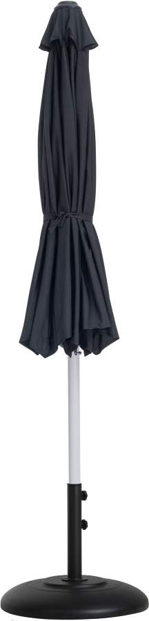 Fiji Water Resistant Fabric And Aluminum Patio Umbrella with Base Set