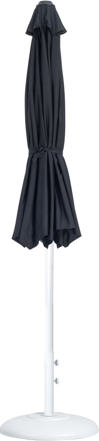 Fiji Water Resistant Fabric And Aluminum Patio Umbrella with Base Set