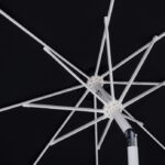 Fiji Water Resistant Fabric And Aluminum Patio Umbrella
