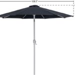 Fiji Water Resistant Fabric And Aluminum Patio Umbrella