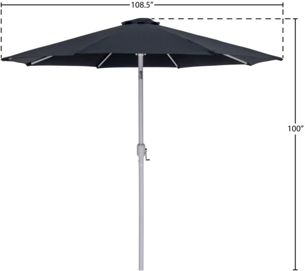 Fiji Water Resistant Fabric And Aluminum Patio Umbrella