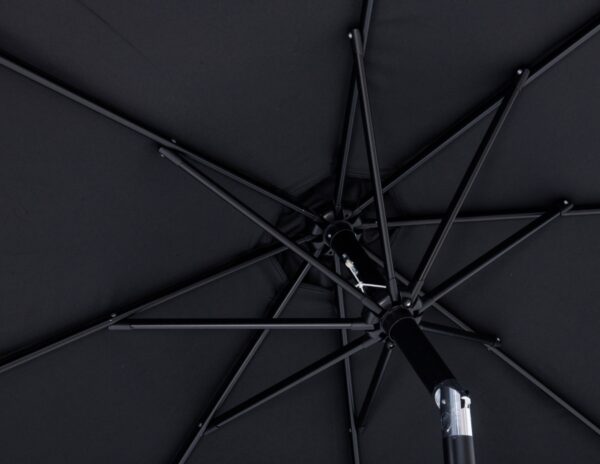 Fiji Water Resistant Fabric And Aluminum Patio Umbrella with Base Set