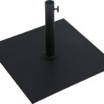 Fiji Water Resistant Fabric And Aluminum Patio Umbrella with Base Set