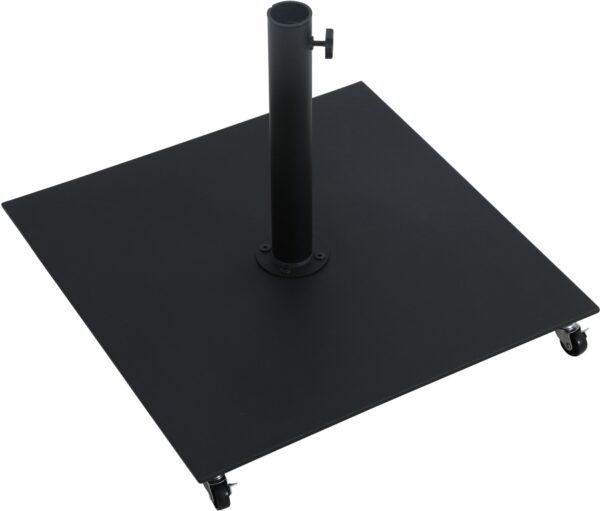 Fiji Water Resistant Fabric And Aluminum Patio Umbrella with Base Set
