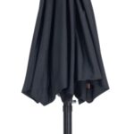 Fiji Water Resistant Fabric And Aluminum Patio Umbrella with Base Set