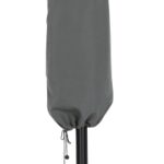 Fiji Water Resistant Fabric And Aluminum Patio Umbrella with Base Set