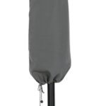 Fiji Water Resistant Fabric And Aluminum Patio Umbrella with Base Set