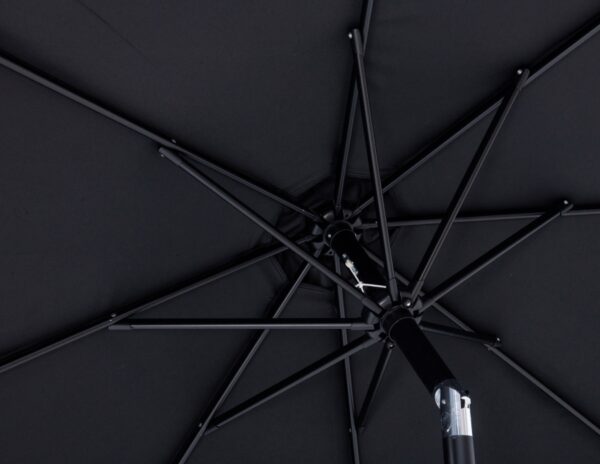 Fiji Water Resistant Fabric And Aluminum Patio Umbrella with Base Set