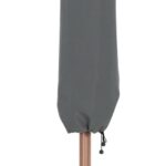 Amalfi Water Resistant Fabric And Aluminum Patio Umbrella with Base Set