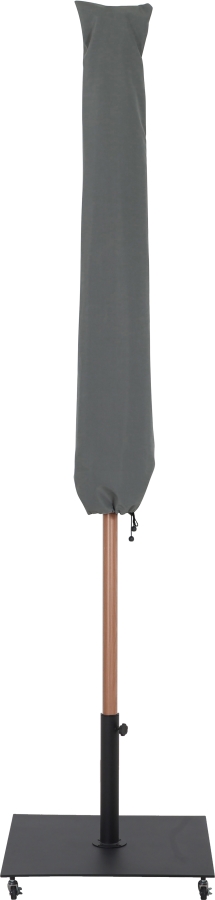 Amalfi Water Resistant Fabric And Aluminum Patio Umbrella with Base Set