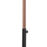 Amalfi Water Resistant Fabric And Aluminum Patio Umbrella with Base Set