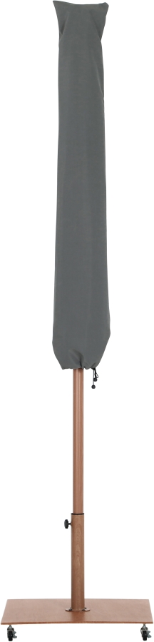 Amalfi Water Resistant Fabric And Aluminum Patio Umbrella with Base Set