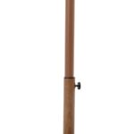 Amalfi Water Resistant Fabric And Aluminum Patio Umbrella with Base Set