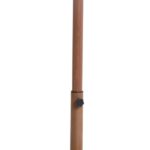 Amalfi Water Resistant Fabric And Aluminum Patio Umbrella with Base Set