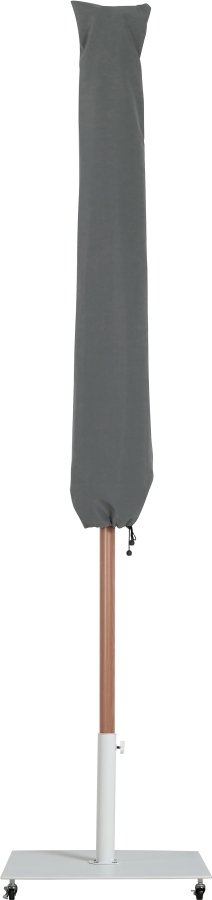Amalfi Water Resistant Fabric And Aluminum Patio Umbrella with Base Set