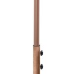 Amalfi Water Resistant Fabric And Aluminum Patio Umbrella with Base Set