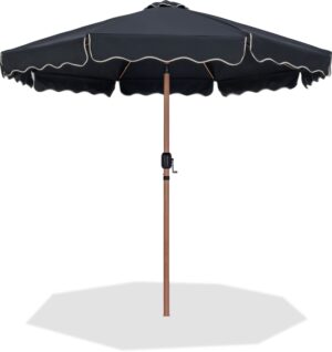Amalfi Water Resistant Fabric And Aluminum Patio Umbrella