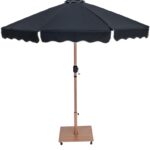 Amalfi Water Resistant Fabric And Aluminum Patio Umbrella